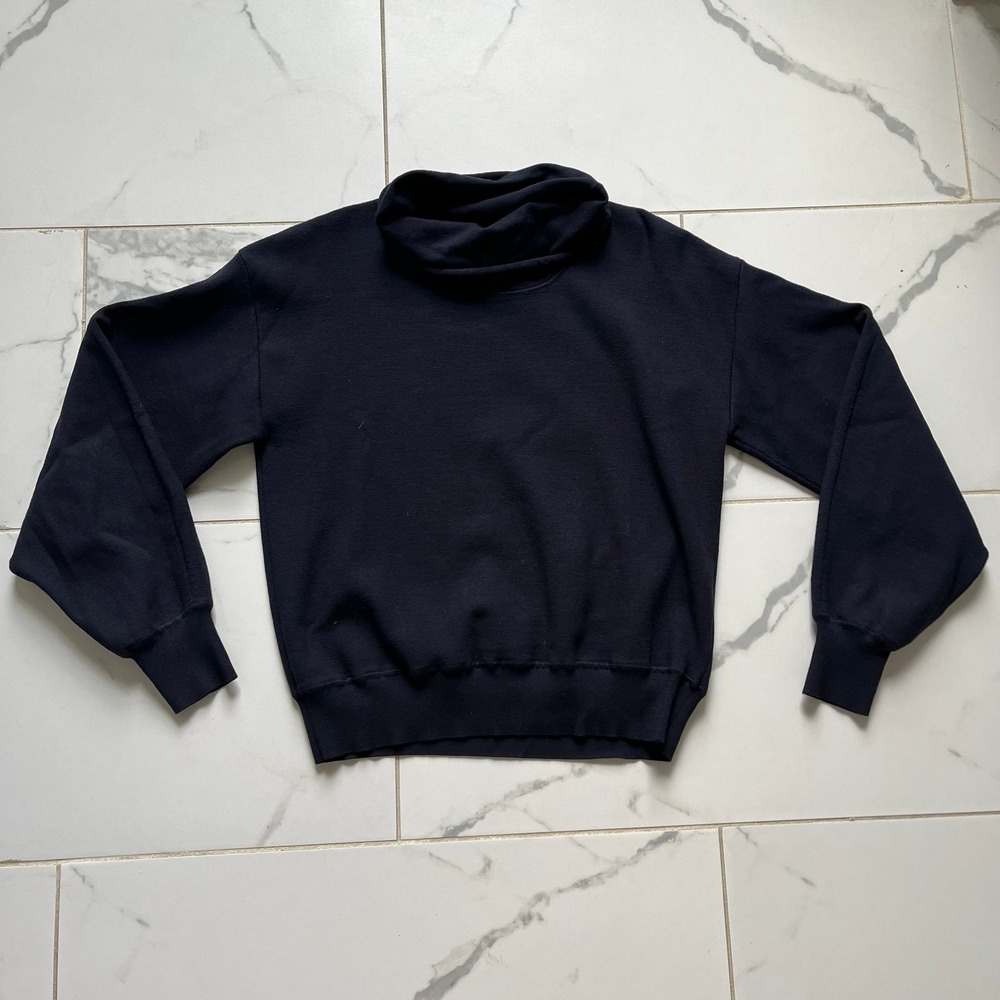 Veronica Beard Lotta turtleneck pullover sweater dark navy sz medium